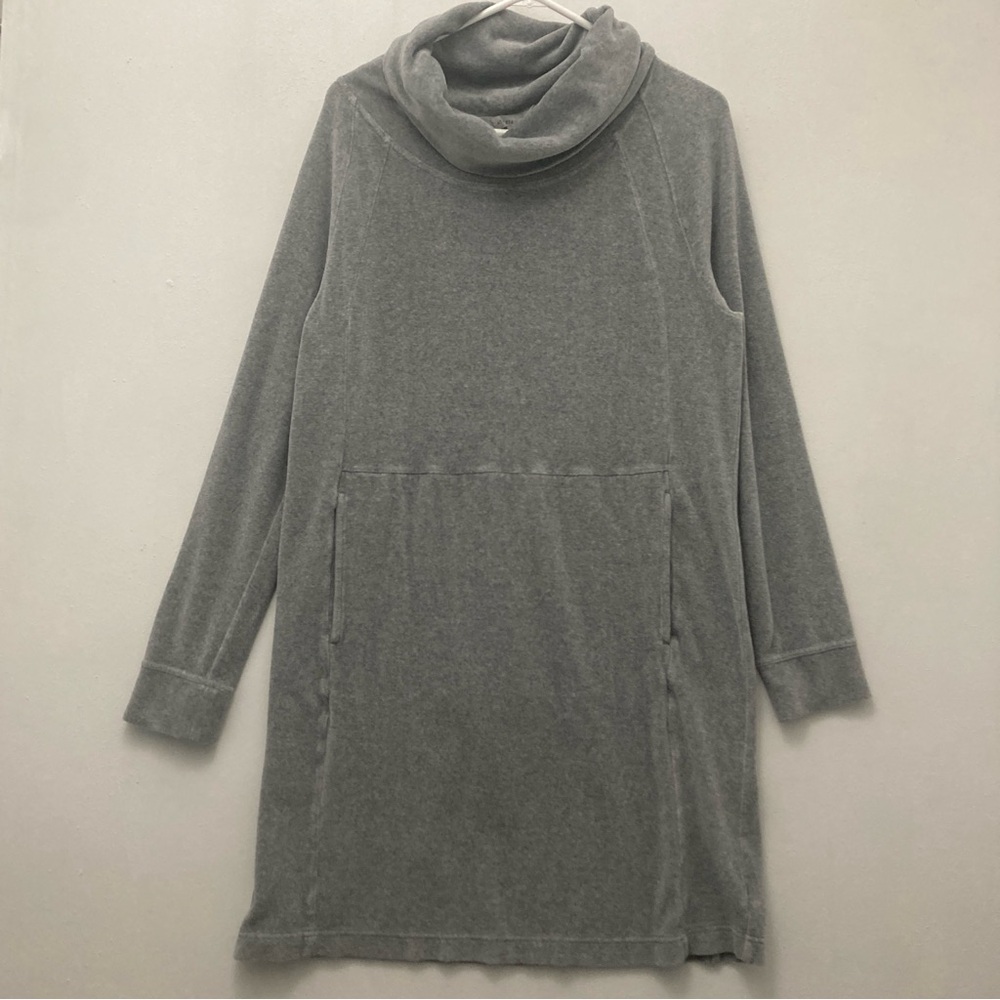 Athleta Heather Gray Cowl Neck Sweater